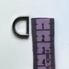 D-ring 13mm, 2st - gunmetall