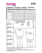 Burda 9186 - Sweater & Pants - Children