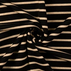 Cashmir look - Rand svart