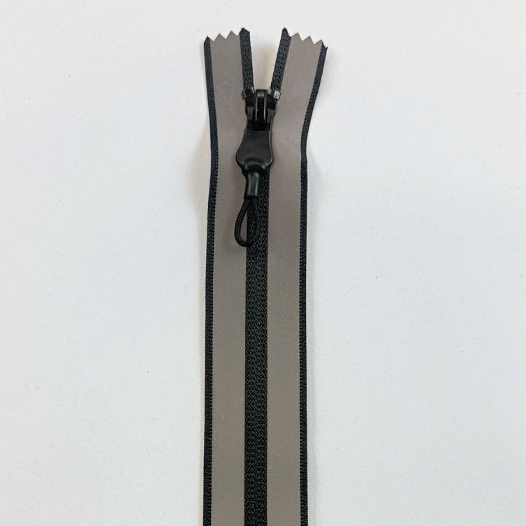Dragkedja Reflex - Svart, 20 cm