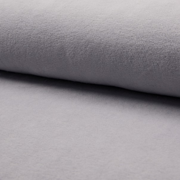 Bomulls fleece ekologiskt LT Grey