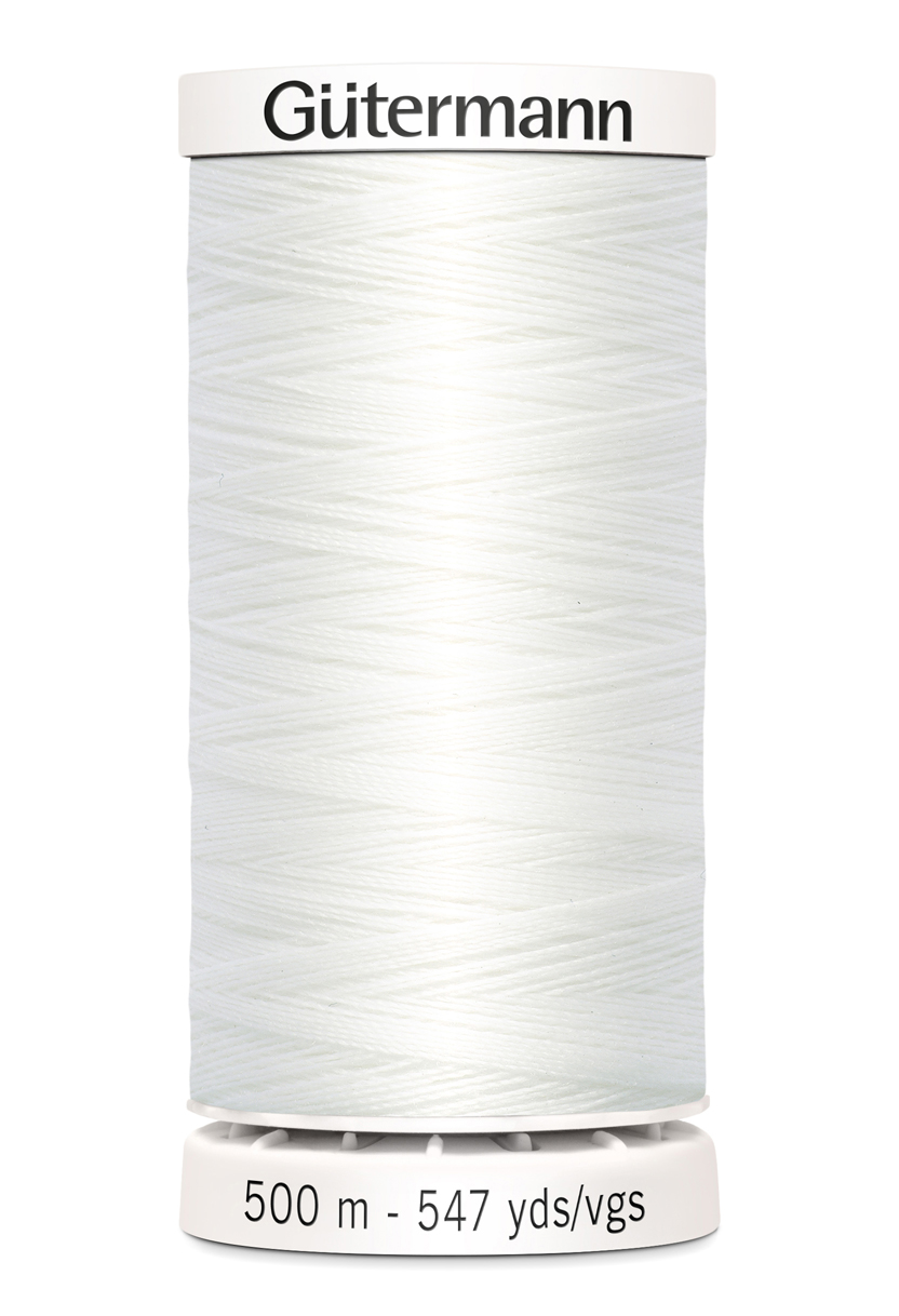 500 m Gütermann sytråd 800 vit