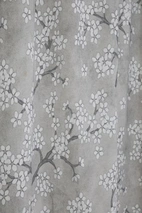 Multibandsländ Grå med Vita Blommer