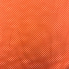 Orange Dotted Jersey Fabric